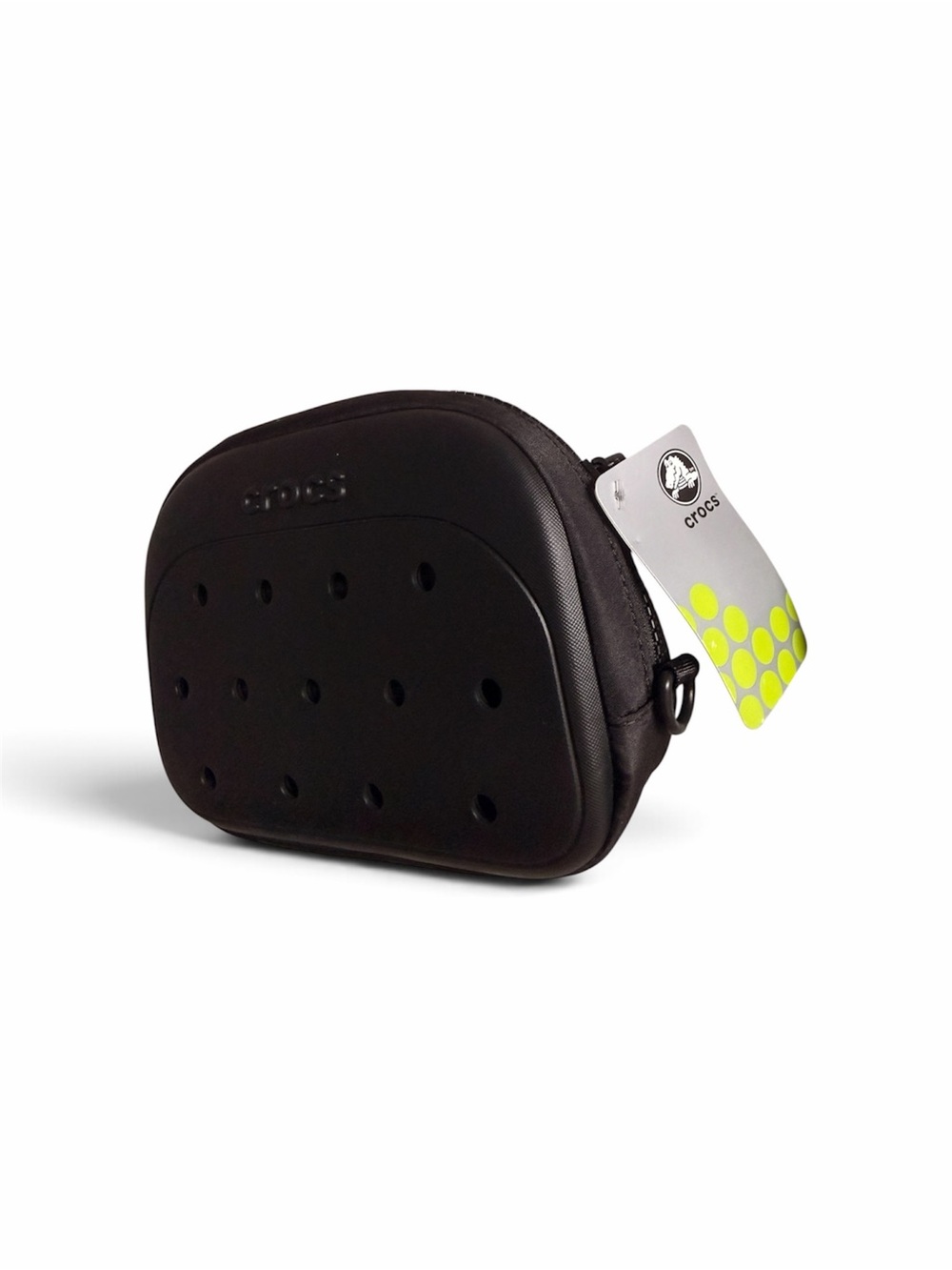 CROCS Black Crosstown Molded Belt Bag with accessories charms NWT - Picture 7 of 10